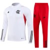 CR Flamengo Trainings Sweatshirt Pak Quarter-zip 2023-24 Witte - Heren